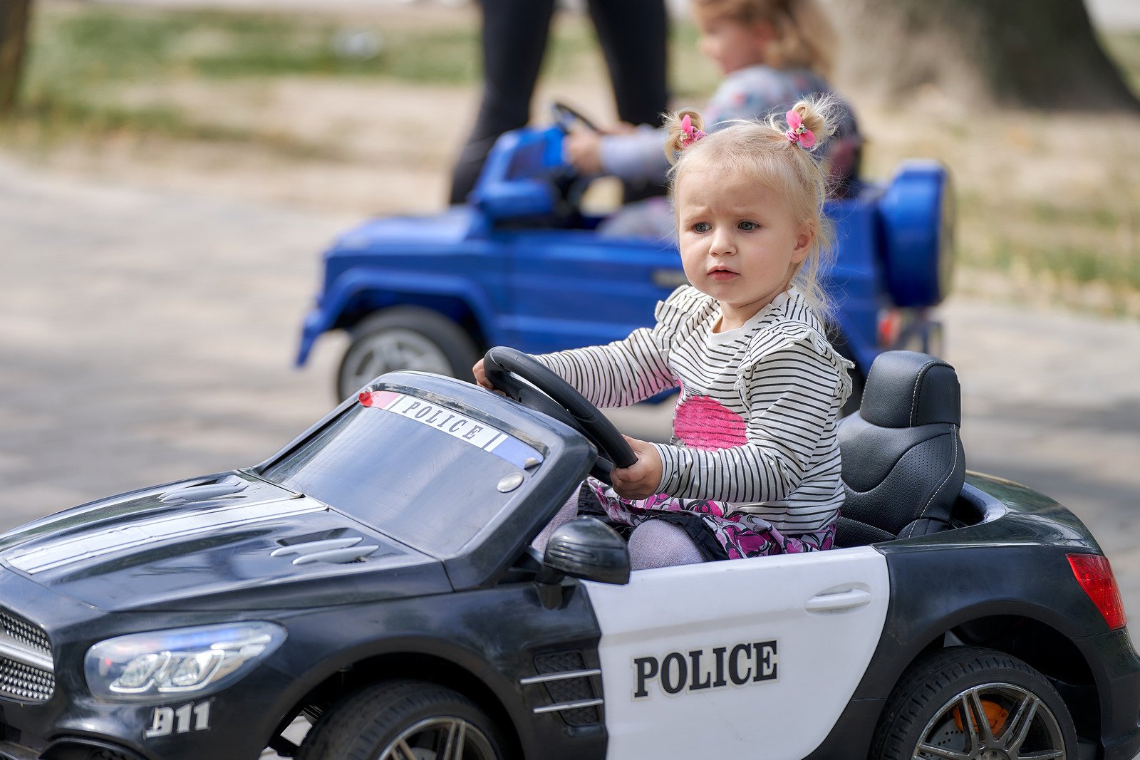 voiture enfant electrique police